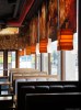 Books - Shabu Shabu Rotterdam hanging pendant book lamp above tables in sycamore wood 4.jpg